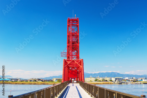 The Chikugo River Lift Bridge photo