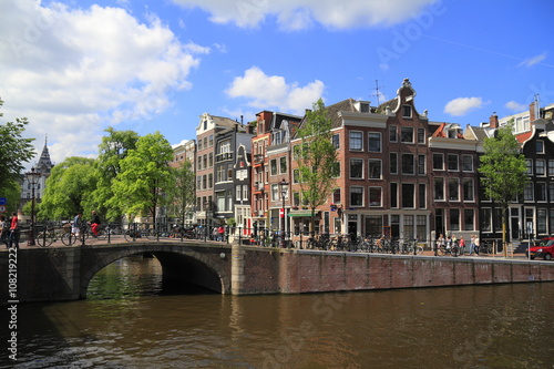 Houses in Amsterdam, Holland © Rudolf Tepfenhart