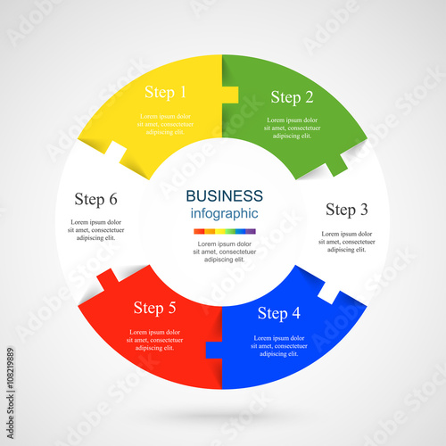 Vector infographic template