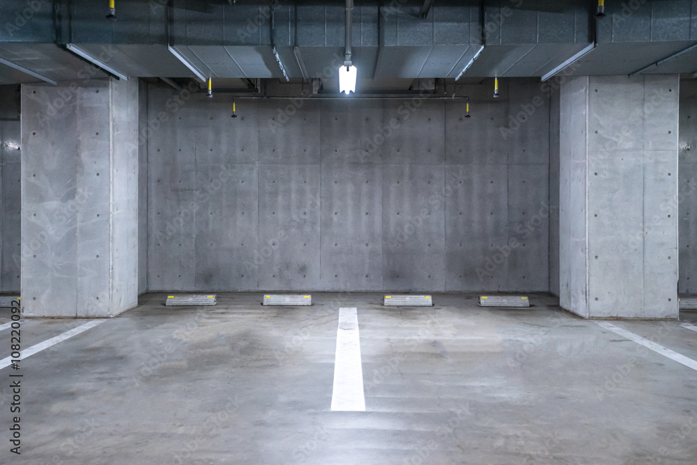 Fototapeta premium Parking garage underground