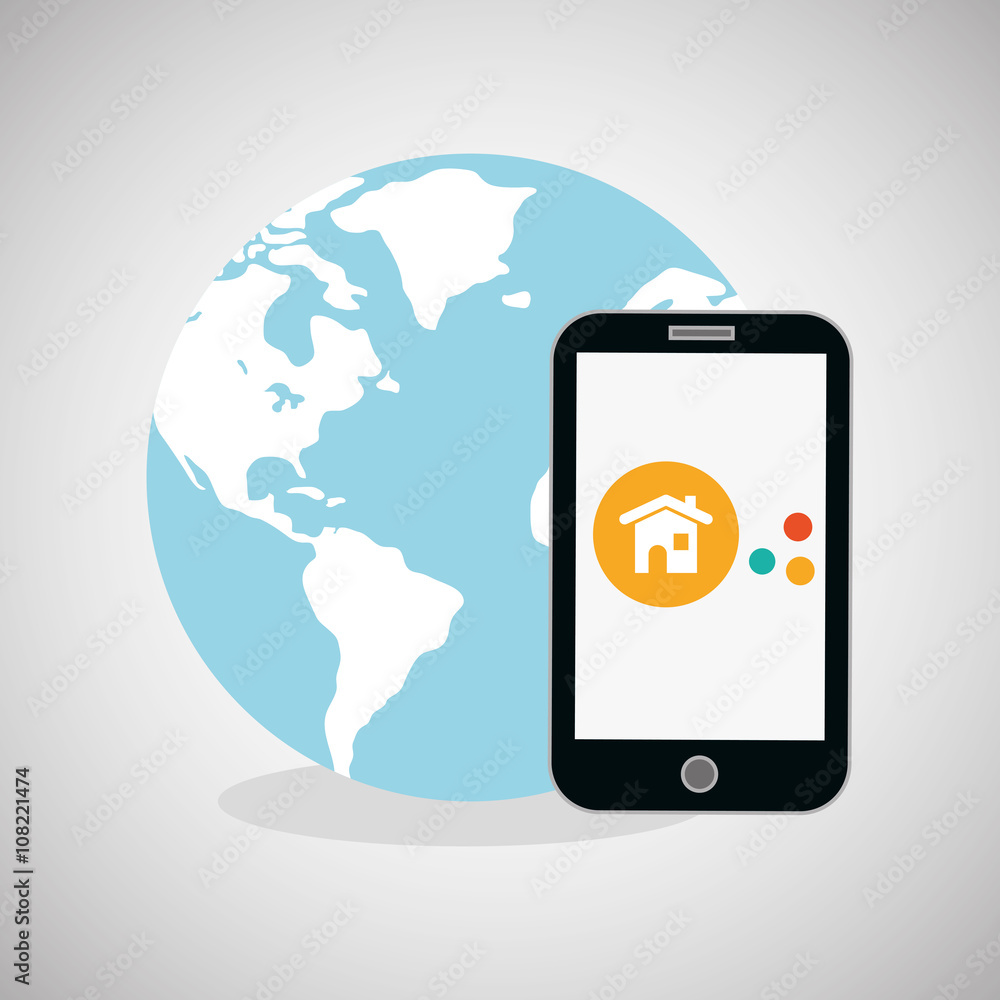 illustration of smartphone design, editable vector illustration of smartphone design, editable vector