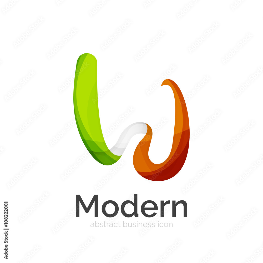 Vector ribbon logo Vector ribbon logo