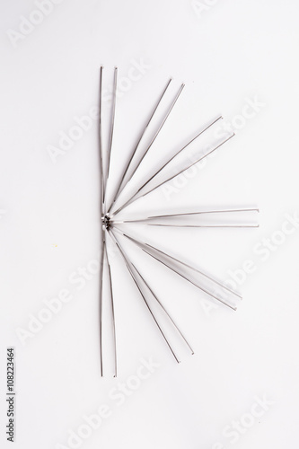 forceps isolated on the white background