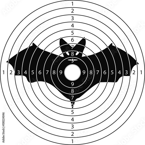 shooting target bat