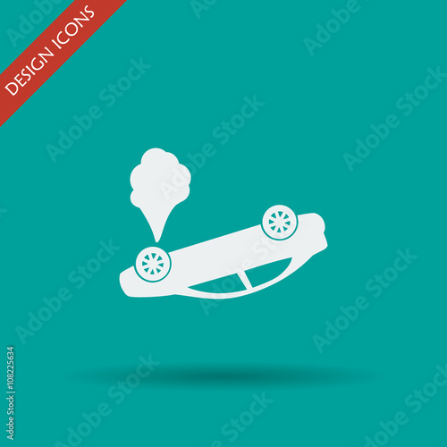Car crash concept.