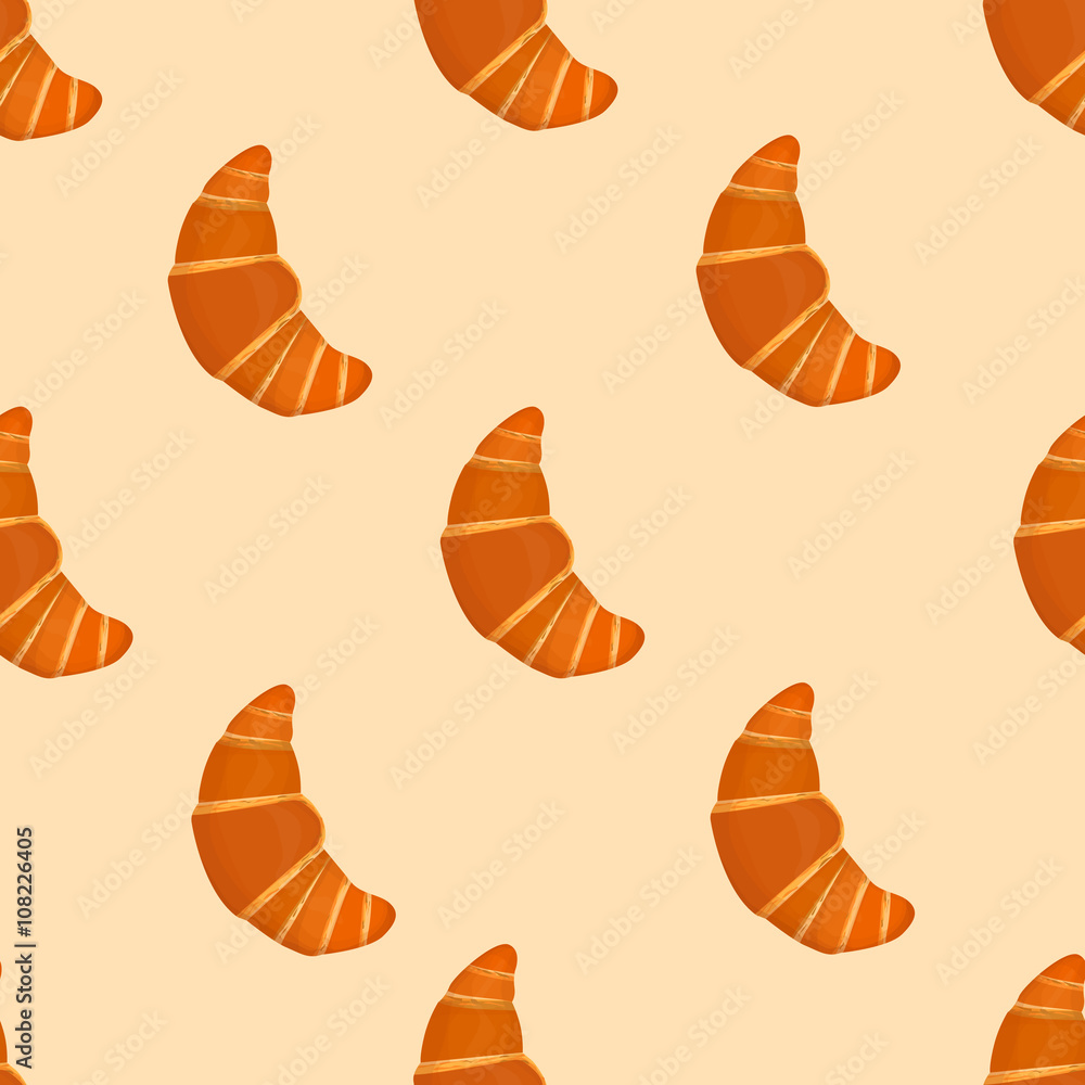 seamless pattern with croissants seamless pattern with croissants