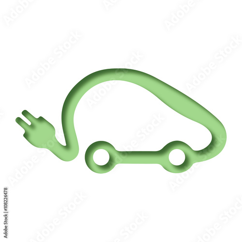 Logo recharge véhicules électriques.