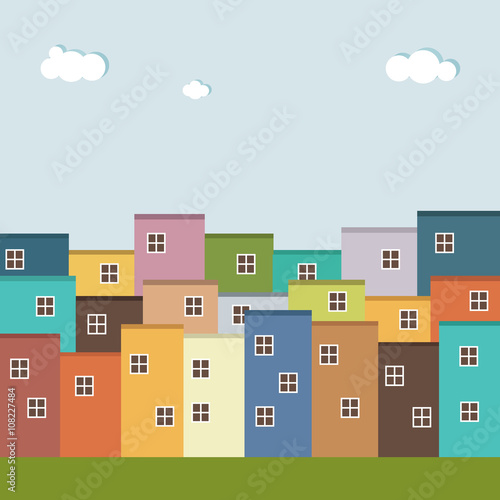 Colorful Houses For Sale / Rent. Real Estate