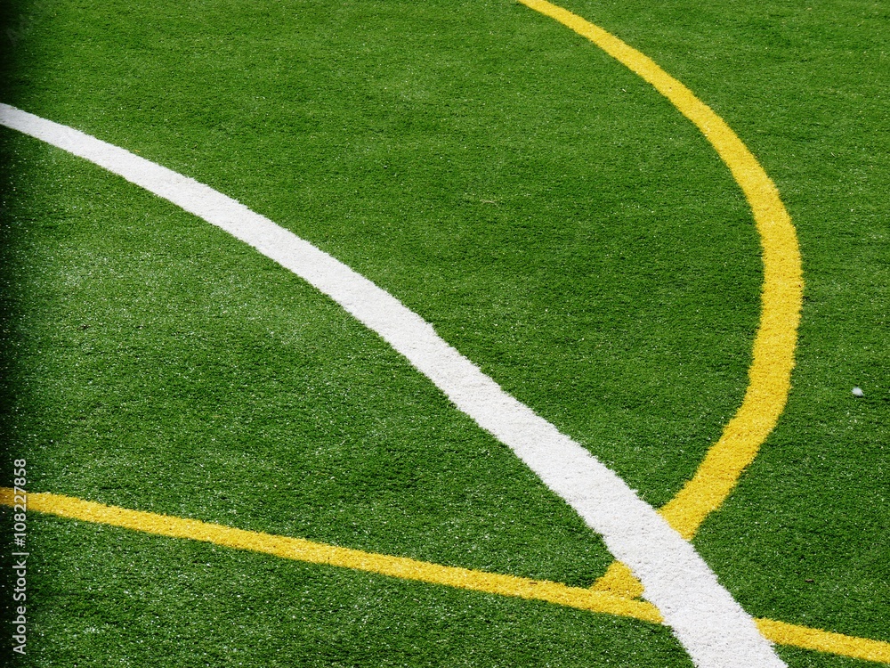 Obraz premium football playing field in salford manchester