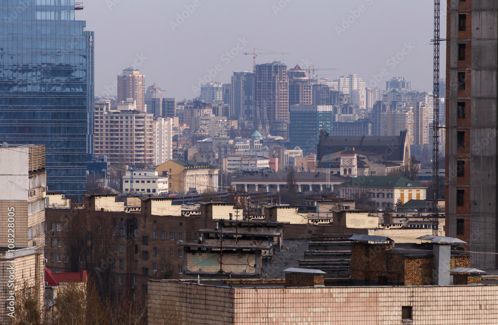 view on center of Kiev