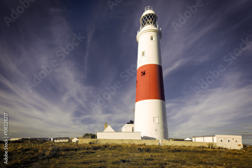 Lighthouse at Portland Bill in Dorset  UK.