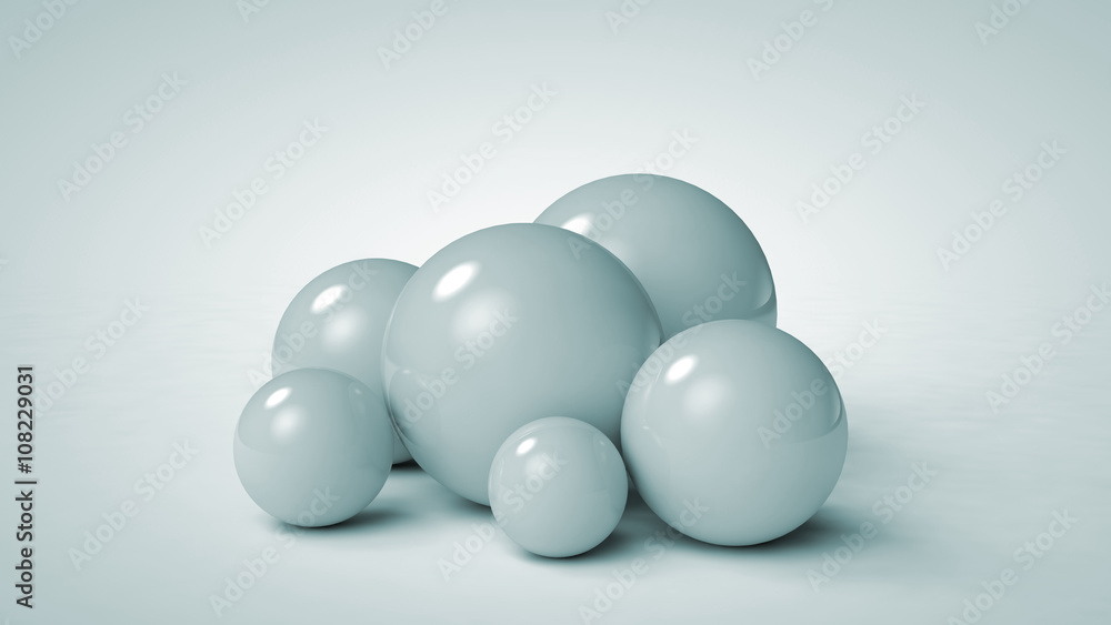big balls modeled in 3D big balls modeled in 3D