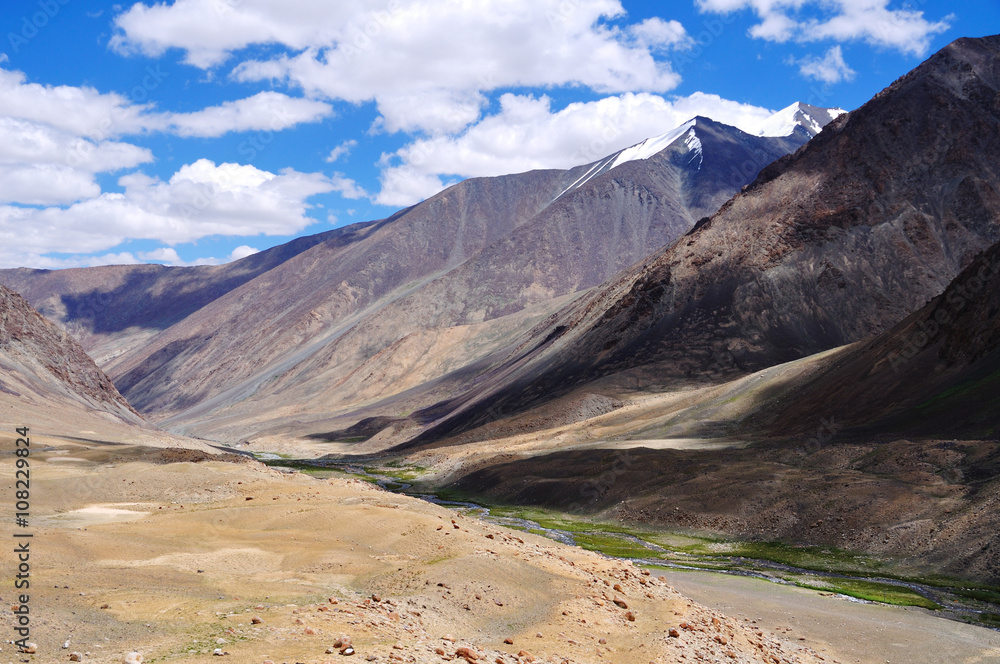 Mountain landscape view, Ladakh, Jammu & Kashmir, India Mountain landscape view, Ladakh, Jammu & Kashmir, India