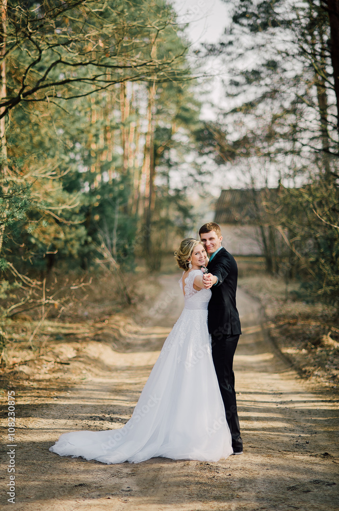 Bride and groom in a park kissing.couple newlyweds bride and groom at a wedding in nature green forest are kissing photo portrait.Wedding Couple Bride and groom in a park kissing.couple newlyweds bride and groom at a wedding in nature green forest are kissing photo portrait.Wedding Couple