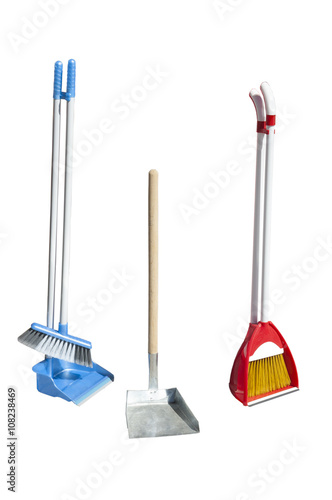 set for sweeping. Brush Set with shovel