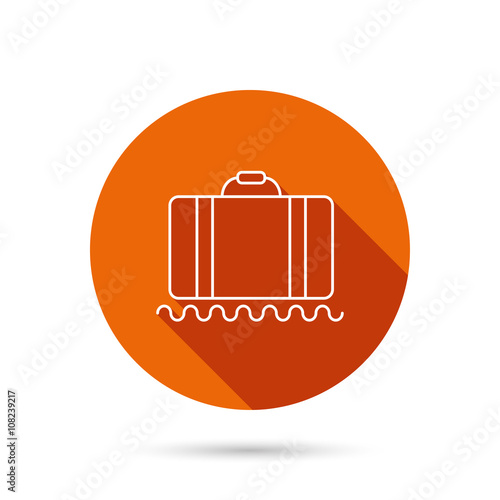 Baggage icon. Luggage sign.