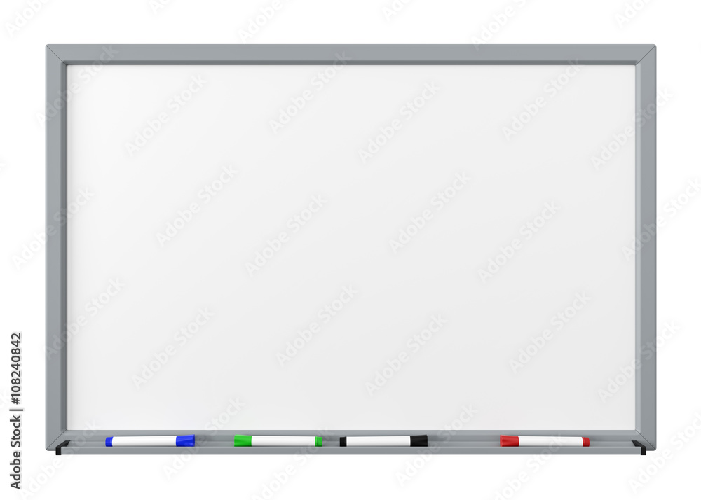Whiteboard cutout Whiteboard cutout
