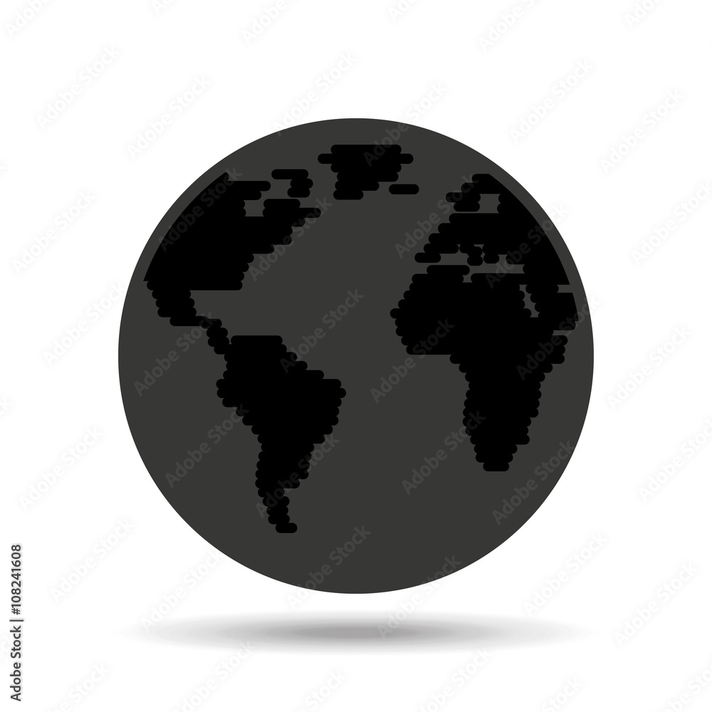 Obraz premium world planet design 