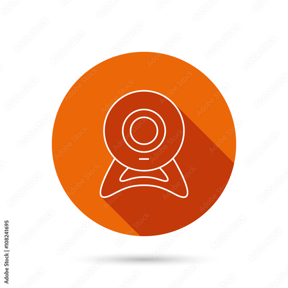 Web cam icon. Video camera sign. Web cam icon. Video camera sign.