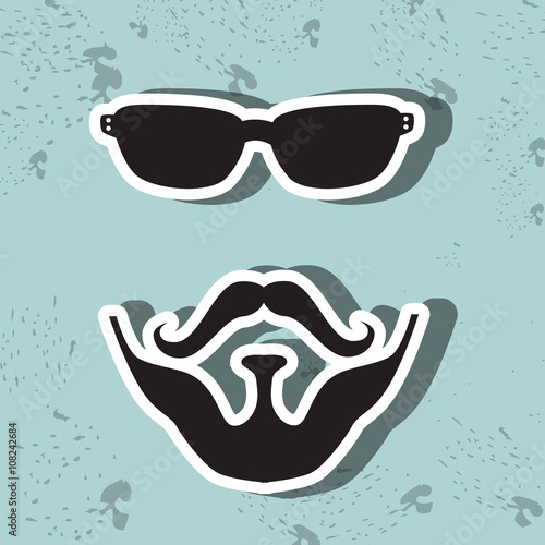 hipster style  design 