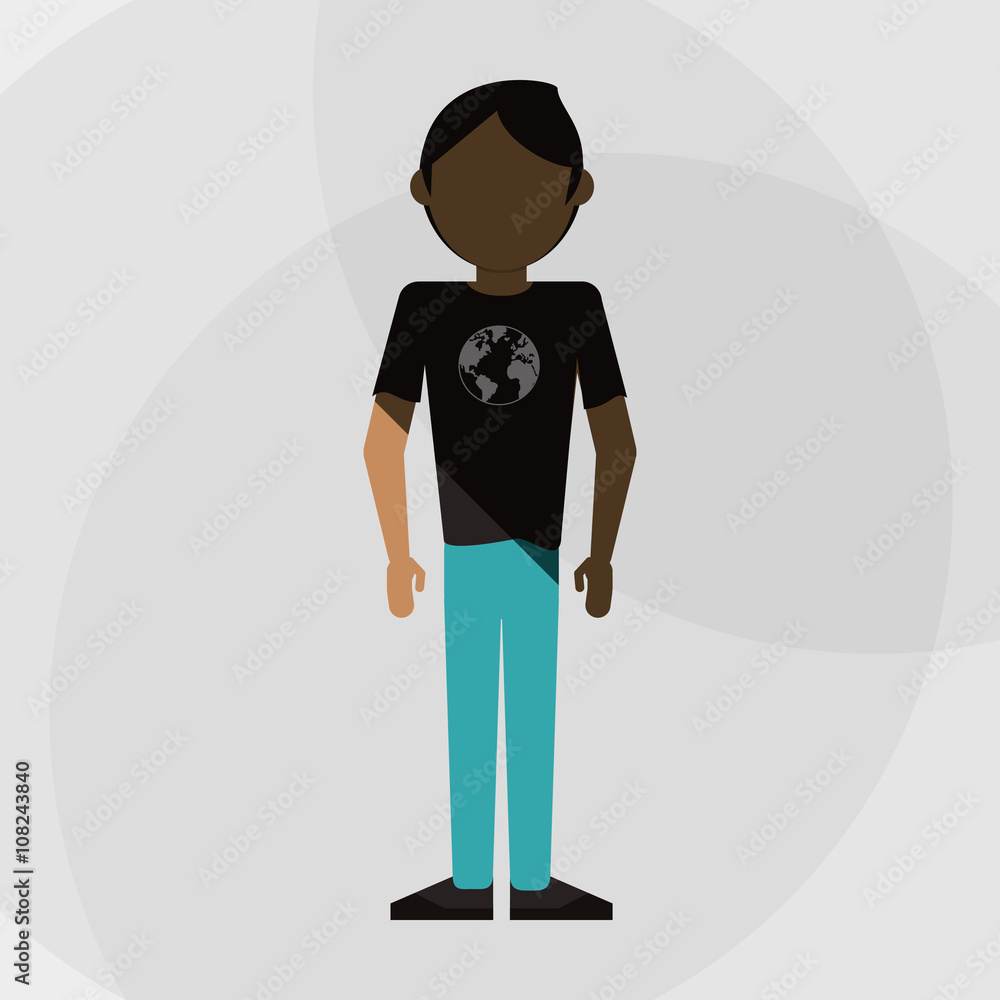 Fototapeta premium Man icon design , vector illustration