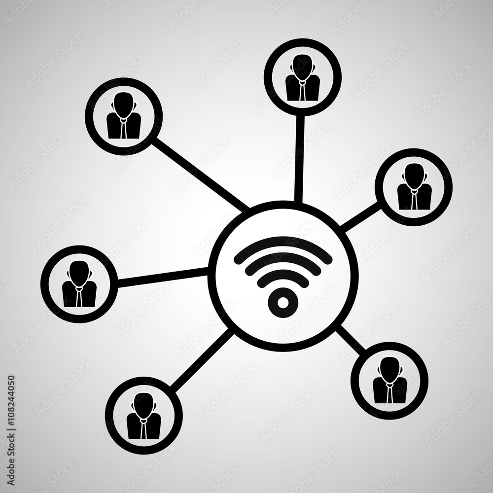 Illustration design of social media, editable vector Illustration design of social media, editable vector