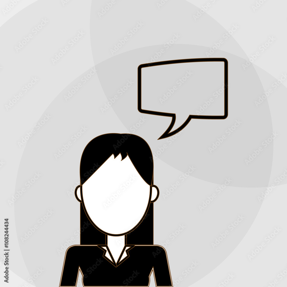 People communication design , vector illustration People communication design , vector illustration