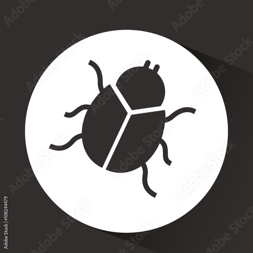 bug icon design 