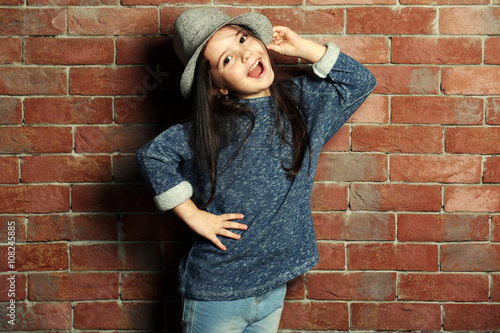 Portrait of little fashion ...