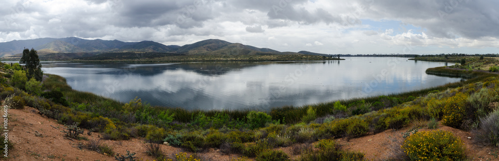 Panorama photo of Otay Lakes