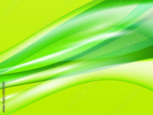 dinamyc flow, stylized  waves, vector © Gal