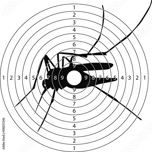 target shooting mosquito