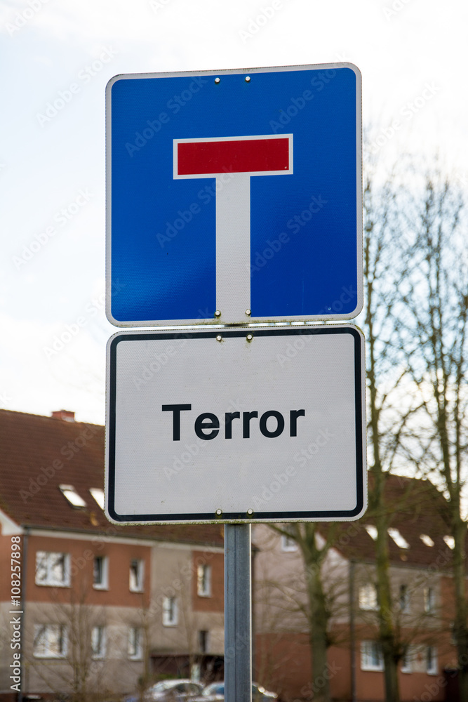 Schild 95 - Terror