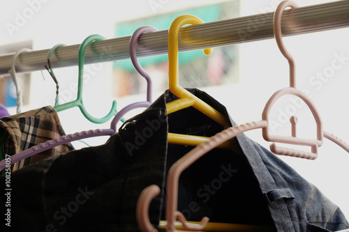 dry clothes in the air in the shade make be musty