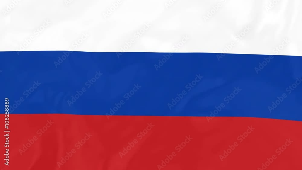 Russian Flag - 4K Seamless Loop Animation of Waving Flag of Russia Russian Flag - 4K Seamless Loop Animation of Waving Flag of Russia