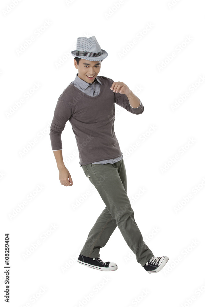 dancing handsome teenager dancing handsome teenager