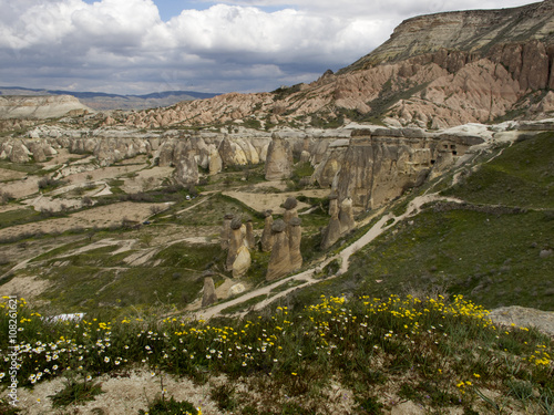 World Heritage, Cappadocia, Goereme, Turkey.
beautiful rock formation at cappadocia in turkey photo