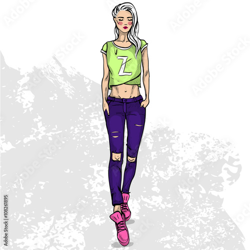 trendy color look 