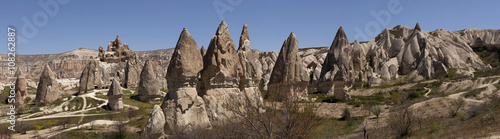 World Heritage, Cappadocia, Goereme, Turkey.
beautiful rock formation at cappadocia in turkey photo