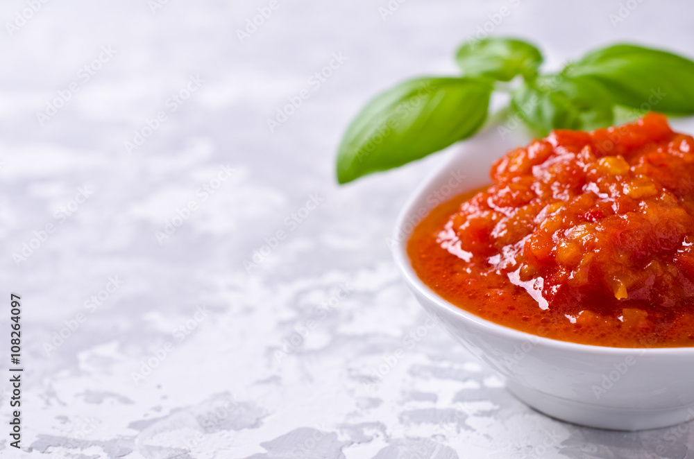 Homemade sauce of vegetables Homemade sauce of vegetables