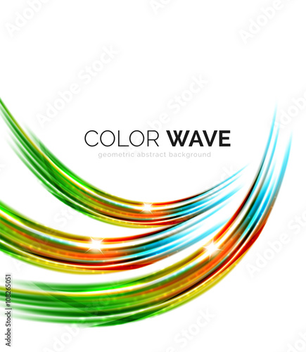 Shiny color wave