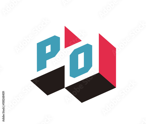 PO Initial Logo for your startup venture