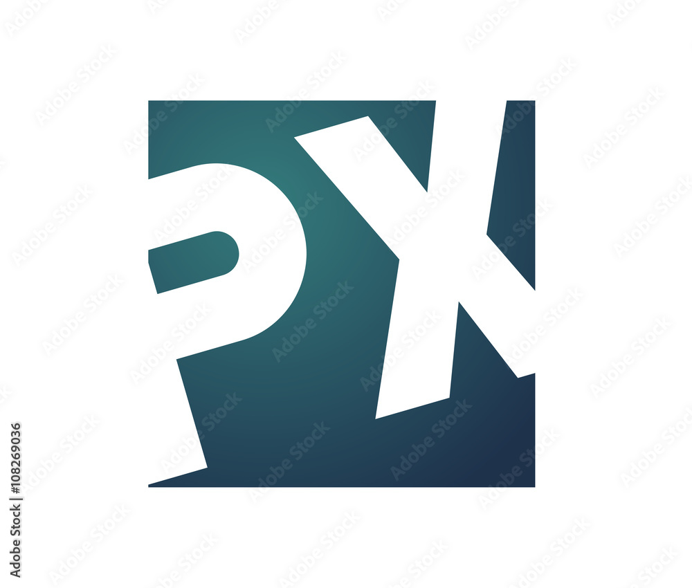 Obraz premium PX Initial Logo for your startup venture