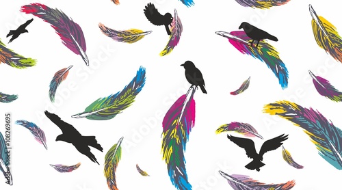 pattern feathers