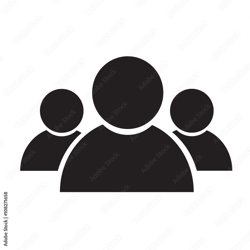 People icon Illustration design