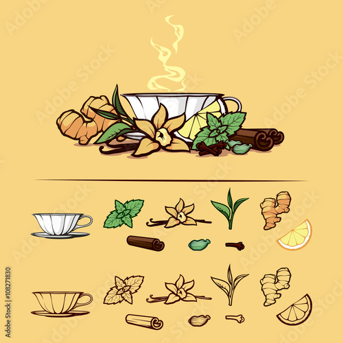 tea with spices