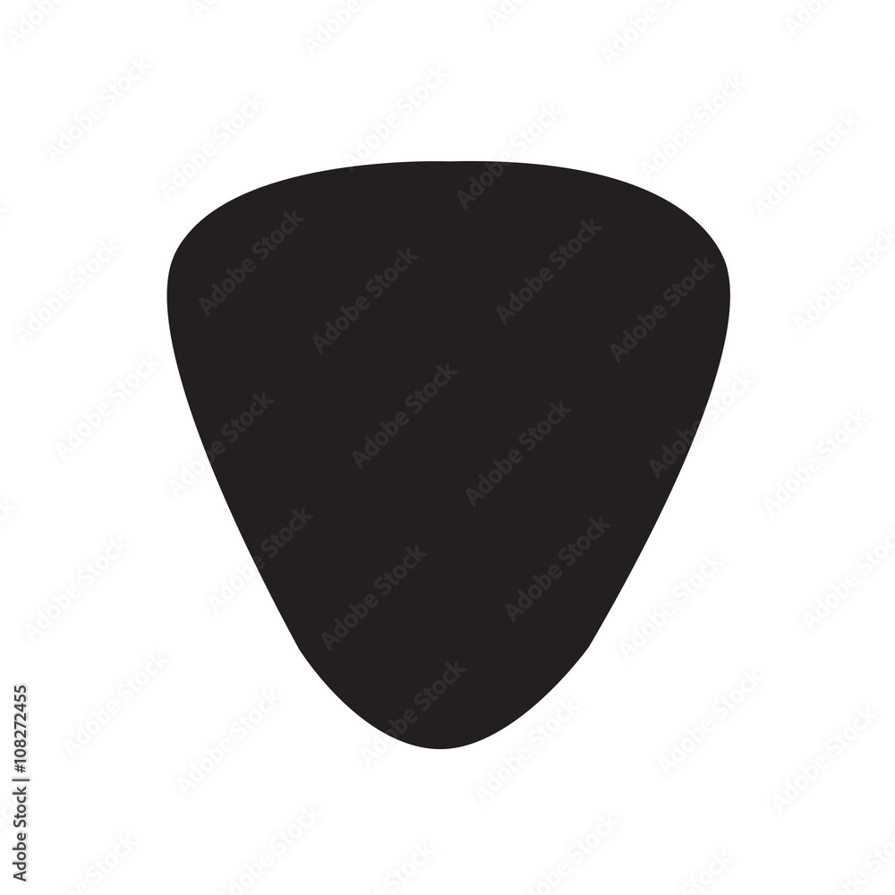 Guitar pick icon Illustration design Guitar pick icon Illustration design