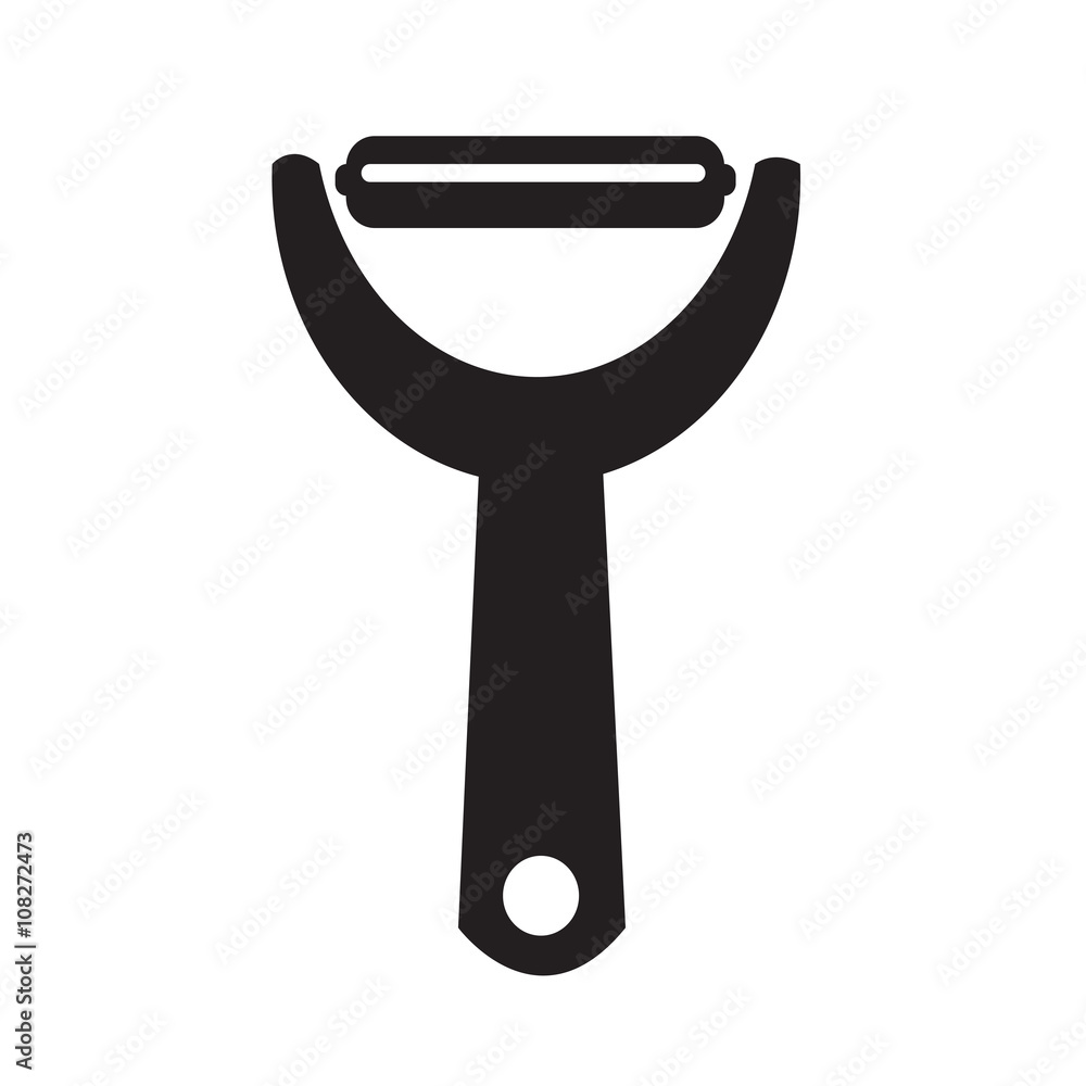 Potato peeler icon Illustration design Potato peeler icon Illustration design