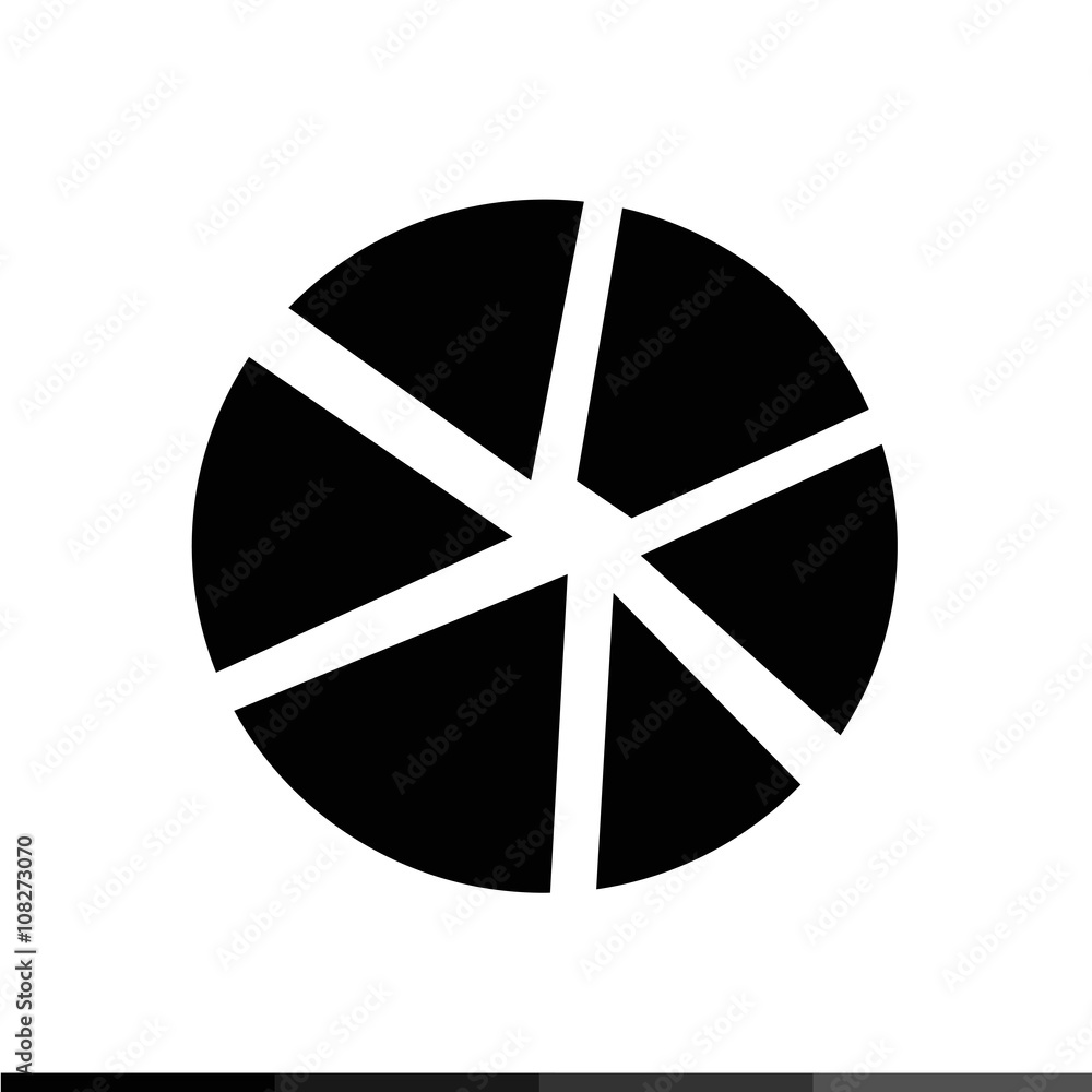 Camera Diaphragm Icon Illustration design Camera Diaphragm Icon Illustration design