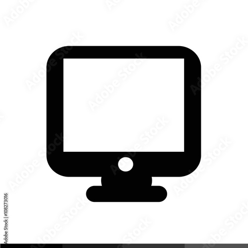 Monitor Icon Illustration design